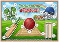Digital Tambola Tickets - Cricket Theme - Design#1 (Set A) Tickets No 1 to 20 - PDF File download