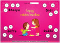 Digital Tambola Tickets - Rakhshabandhan Theme - Design#3 (Set B) Tickets No 21 to 40 - PDF File download