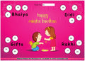 Digital Tambola Tickets - Rakhshabandhan Theme - Design#3 (Set E) Tickets No 81 to 100 - PDF File download