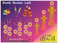 Digital Tambola Tickets - Diwali Theme - Design#6 (Set A) Tickets No 1 to 20 - PDF File download