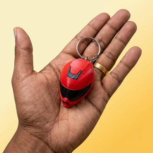 3D Printed Helmet Keychain - 1 Piece (Random Color)