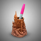 Hogwarts Castle 3D-Printed Pen Stand – Harry Potter Themed Desk Organizer