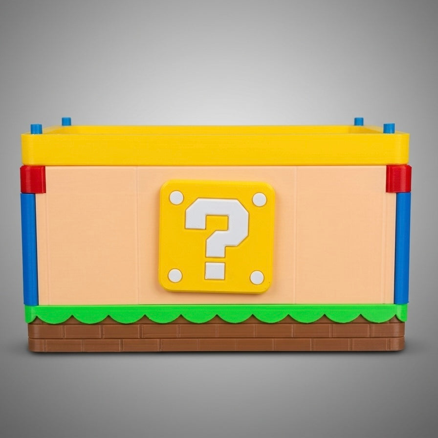 Retro Mystery Block 3D-Printed Tissue Box Holder