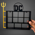 DC Justice League Kinderjoy Display Frame – 12-Slot 3D Printed Wall Shelf