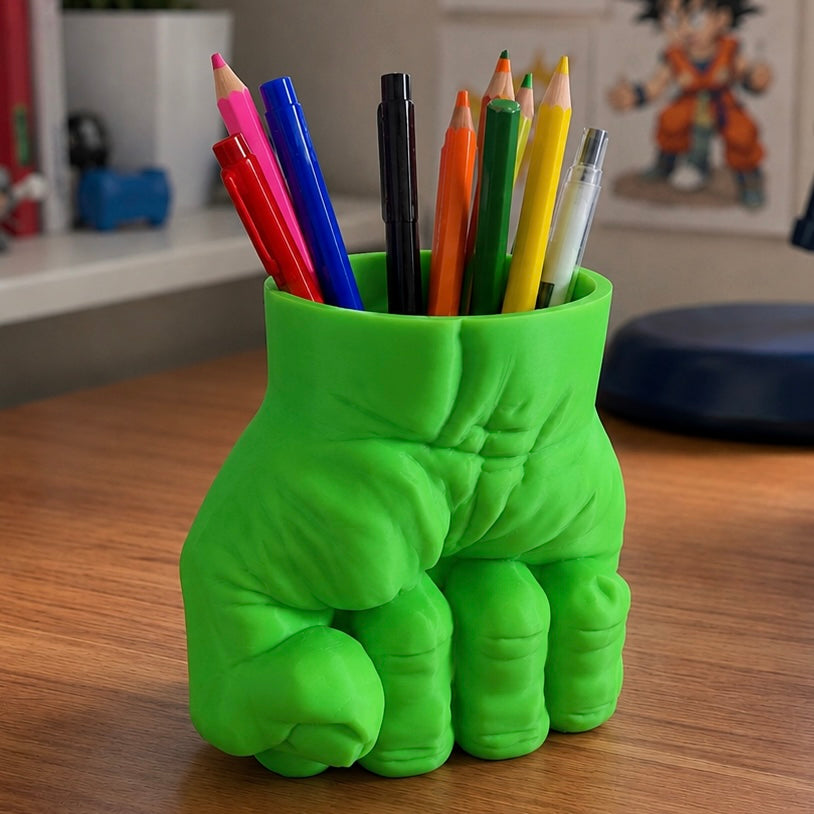 Hulk Fist 3D-Printed Pen Stand