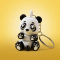 Cute Sitting Panda Articulated 3d Printed Keychain
