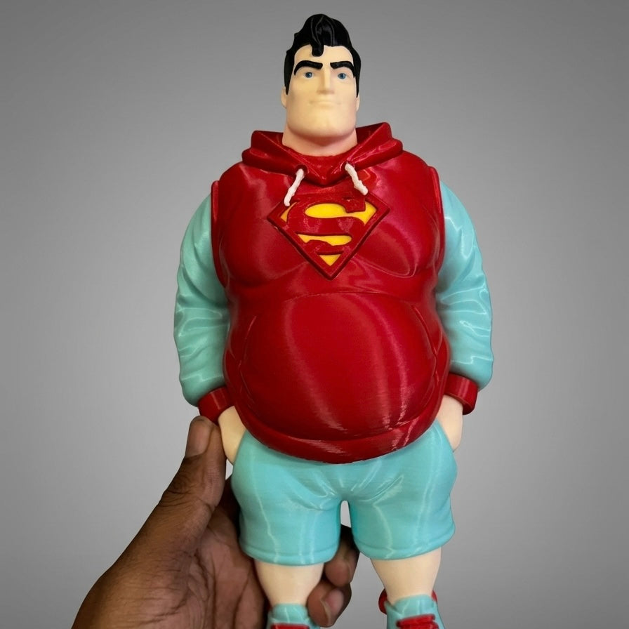 The Fatman Supes – Chubby Man of Steel 3D Statue | Urban Legends #2