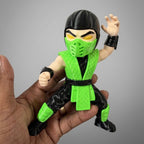 Reptile Chibi Desk Buddy – 3D Printed Mortal Kombat Collectible (15cm)