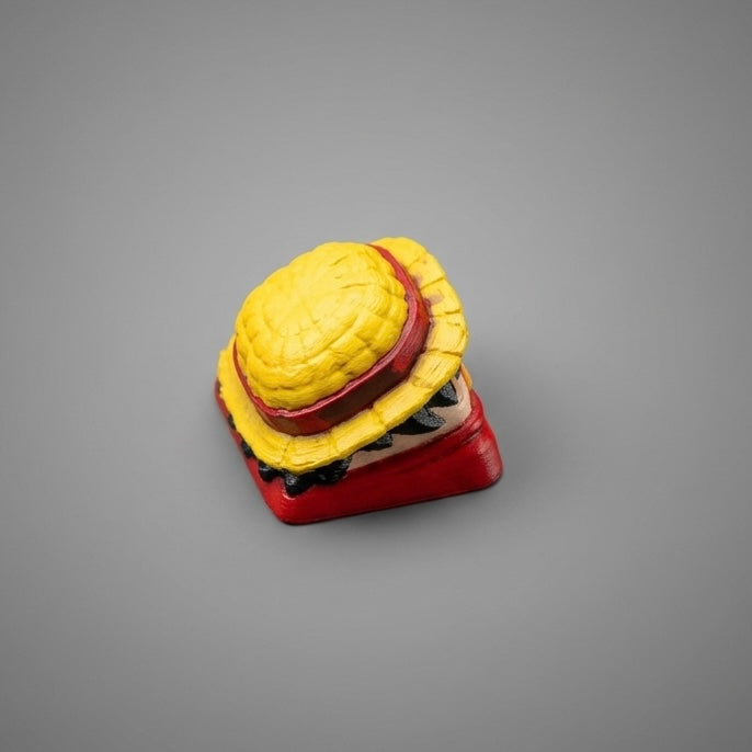 Monkey D. Luffy Artisan Keycap – One Piece 3D Printed Keycap for Mechanical Keyboards (Cherry MX & Outemu)