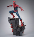Spider-Man Classic Suit PVC Statue – Pre-Leap Rooftop Pose Collectible | Spider-Man Series #2