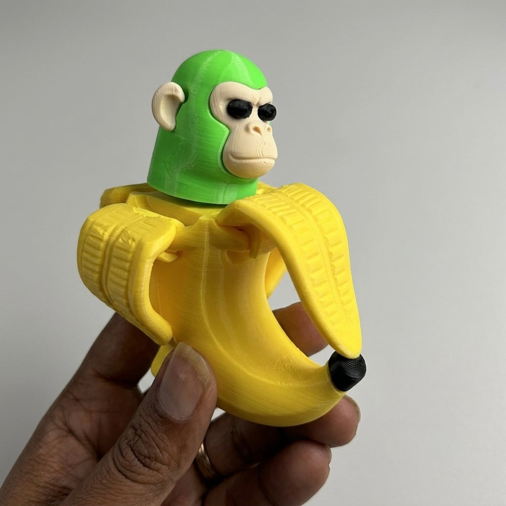 Chimpanzini Bananini – 3D Printed Italian Brainrot Figure