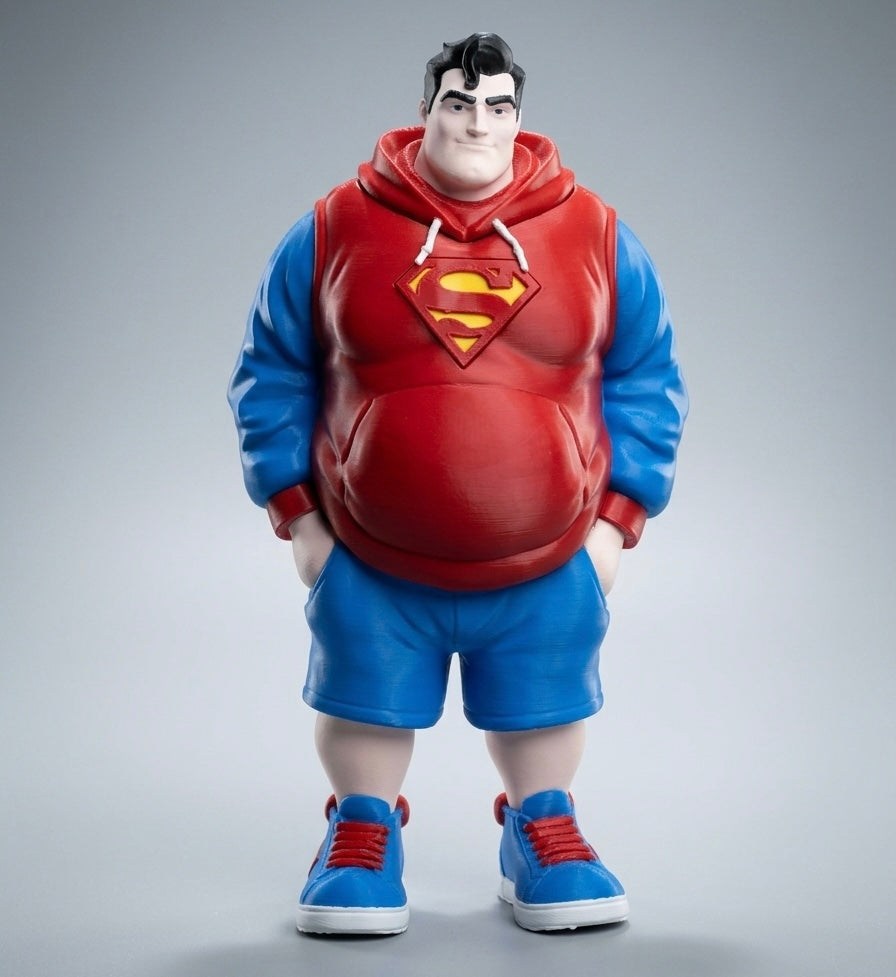 The Fatman Supes – Chubby Man of Steel 3D Statue | Urban Legends #2