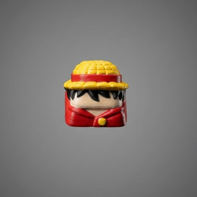 Monkey D. Luffy Artisan Keycap – One Piece 3D Printed Keycap for Mechanical Keyboards (Cherry MX & Outemu)