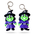 Happy Witch Keychain (3d Printed, Articulated) – 2 pc