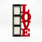3d Printed Love Frame for 3 Photos