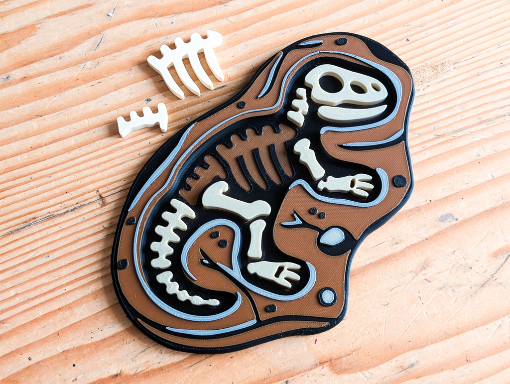 T-Rex Fossil Excavation Dig Kit – Kinetic Sand Dinosaur Skeleton Puzzle