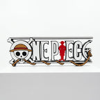 3d printed One Piece Logo for table/shelf decor (Fan Art)