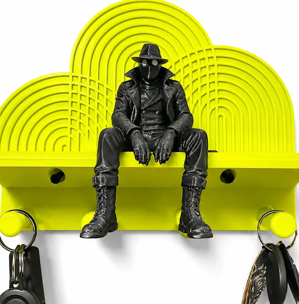 Sitting Spidernoir Desk Accessory - 3d Printed