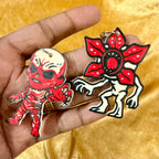 Demogorgon and Vecna keychain 3d printed – pack of 2 keychains