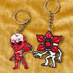 Demogorgon and Vecna keychain 3d printed – pack of 2 keychains