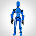 Craftgami DIY Dummy-13 Action Figure Robot | Fully Articulated Action Figure Toy | 3D Printed (5.4inches) (Blue-Black)