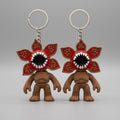 Demogorgon keychain articulated 3d printed – pack of 2 keychains