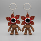 Demogorgon keychain articulated 3d printed – pack of 2 keychains