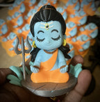 Cute Chibi Meditating Shiva Statue (3d printed) – 1 pc