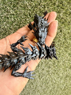 Articulated Dragon – 40 cm long (Black)