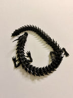 Articulated Dragon – 40 cm long (Black)