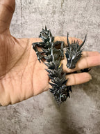 Articulated Dragon – 40 cm long (Black)