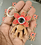 Demogorgon keychain articulated 3d printed – pack of 2 keychains