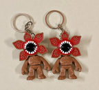 Demogorgon keychain articulated 3d printed – pack of 2 keychains