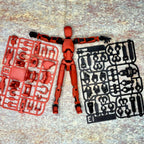 Dummy 13 DIY Kit (Black and Red Color) Action Figure Kit
