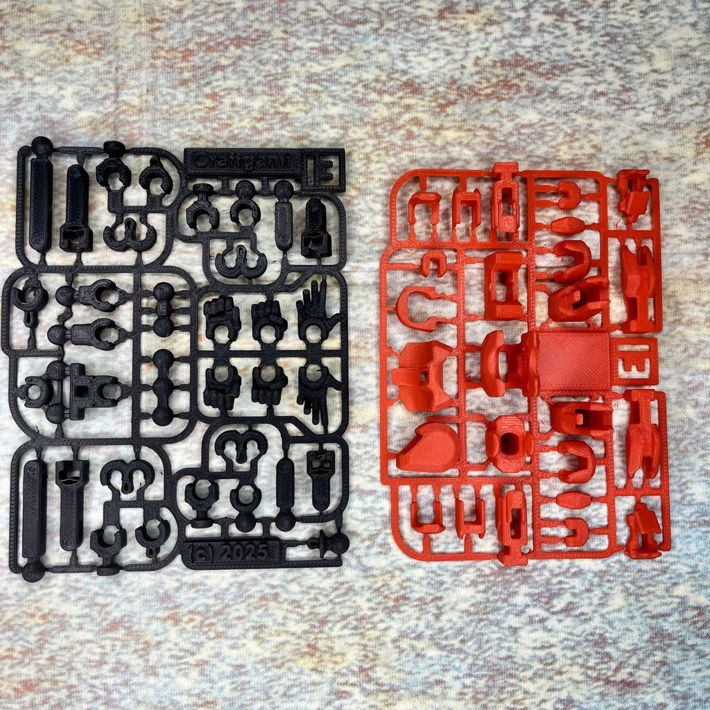 Dummy 13 DIY Kit (Black and Red Color) Action Figure Kit