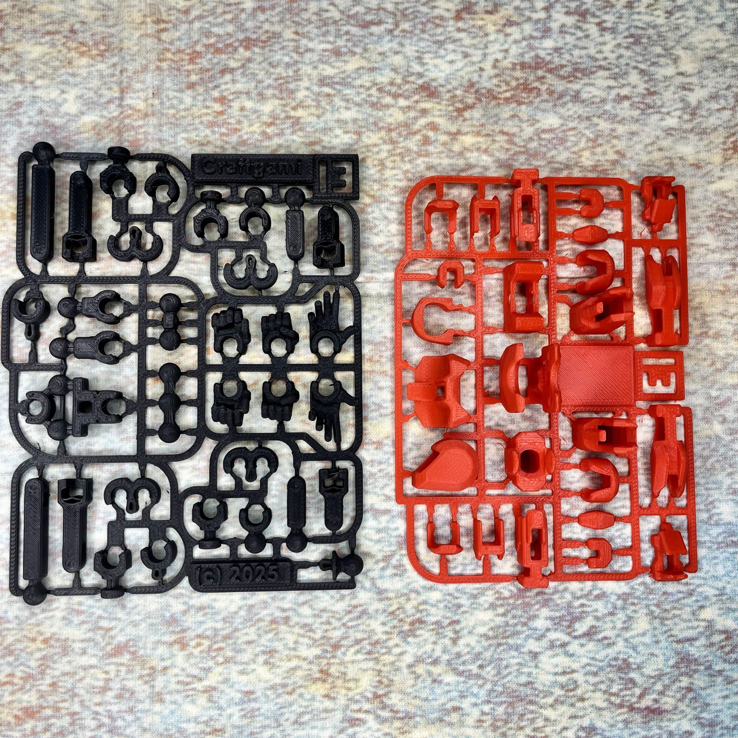 Dummy 13 DIY Kit (Black and Red Color) Action Figure Kit