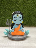 Cute Chibi Meditating Shiva Statue (3d printed) – 1 pc
