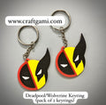 Deadpool/Wolverine Keychain (pack of 2 keychains)
