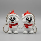 Articulated Polar Bear keychain (pack of 2)