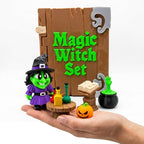 Magic Witch Playset (3d printed, Articulated) – 1 set